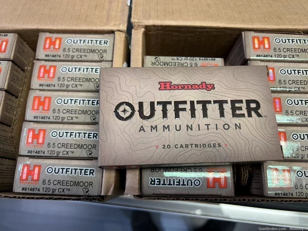 Hornady 814874 Outfitter 6.5 Creedmoor 120 gr CX OTF 20 Bx-img-2