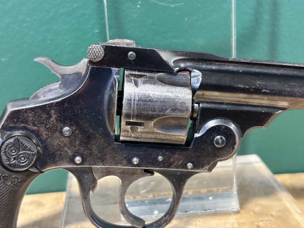 Iver Johnson Top Break .32 S&W Short Blued Revolver-img-2