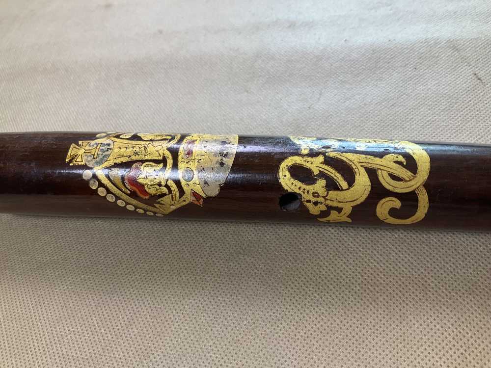 Vintage English Wooden Police Baton-img-1