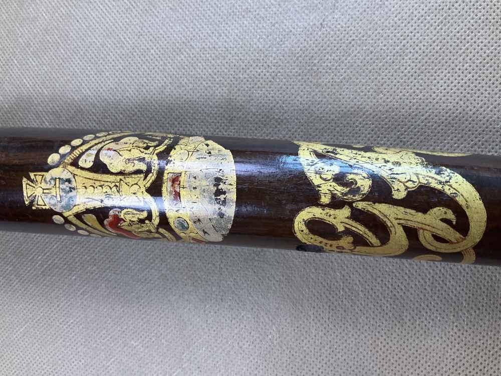 Vintage English Wooden Police Baton-img-2