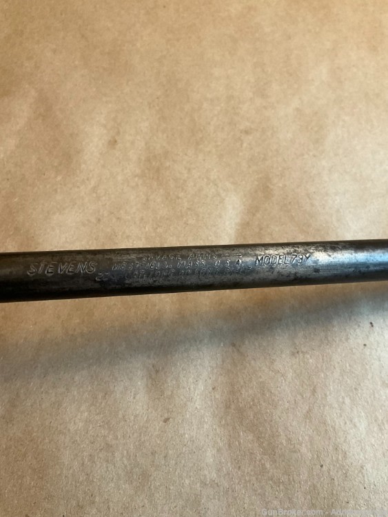 Savage Stevens model 73 22lr barrel-img-2
