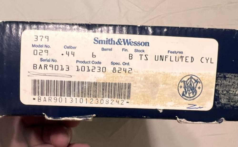 Prelock Unfluted Lew Horton 29-3 Classic Hunter Smith and Wesson 44 Magnum-img-1