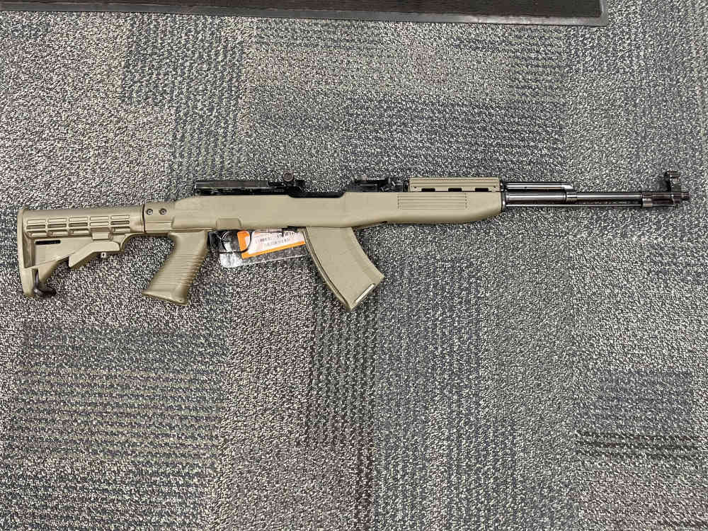 RUSSIAN SKS WITH AFTERMARKET STOCK-img-0
