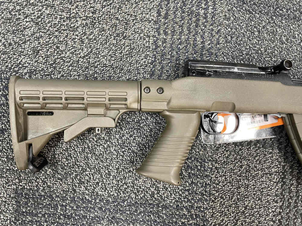 RUSSIAN SKS WITH AFTERMARKET STOCK-img-1
