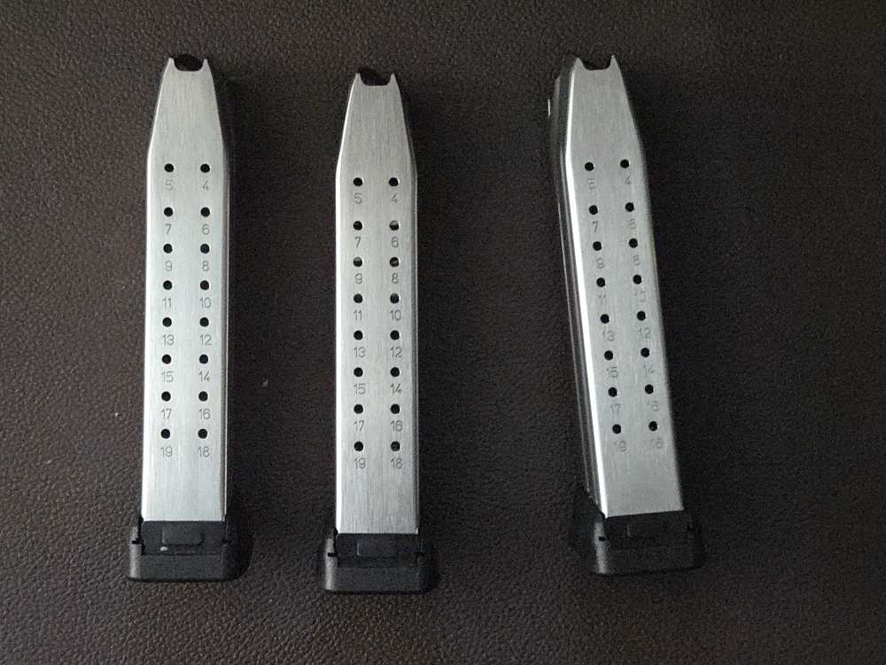 Quantity 3 Springfield Armory 20 Round Pistol Magazine For XDM Elite 9MM-img-2