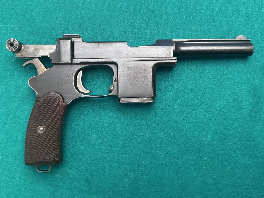 Bergmann Model 1903 MARS Very Rare Early Best Quality Automatic Pistol-img-12
