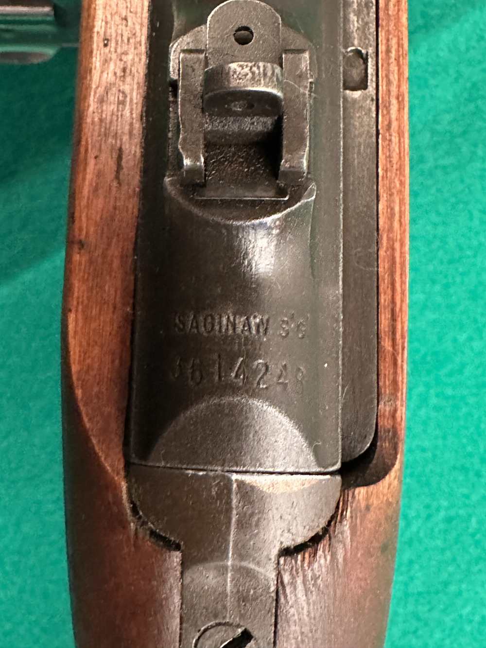 M1 Carbine Saginaw S'G' / Irwin Pedersen Made in November 1943 Very Fine-img-6