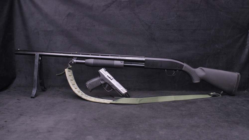 Affordable Home Defense Package Mossberg Maverick 88 12 GA S&W SD9 2.0 9mm-img-1