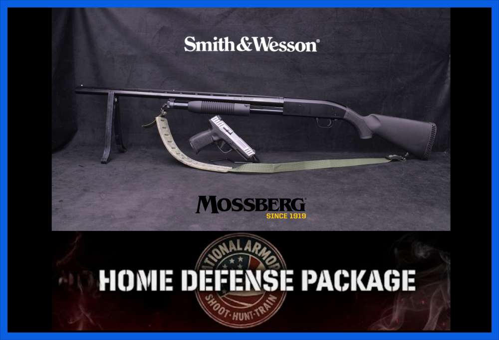 Affordable Home Defense Package Mossberg Maverick 88 12 GA S&W SD9 2.0 9mm-img-0
