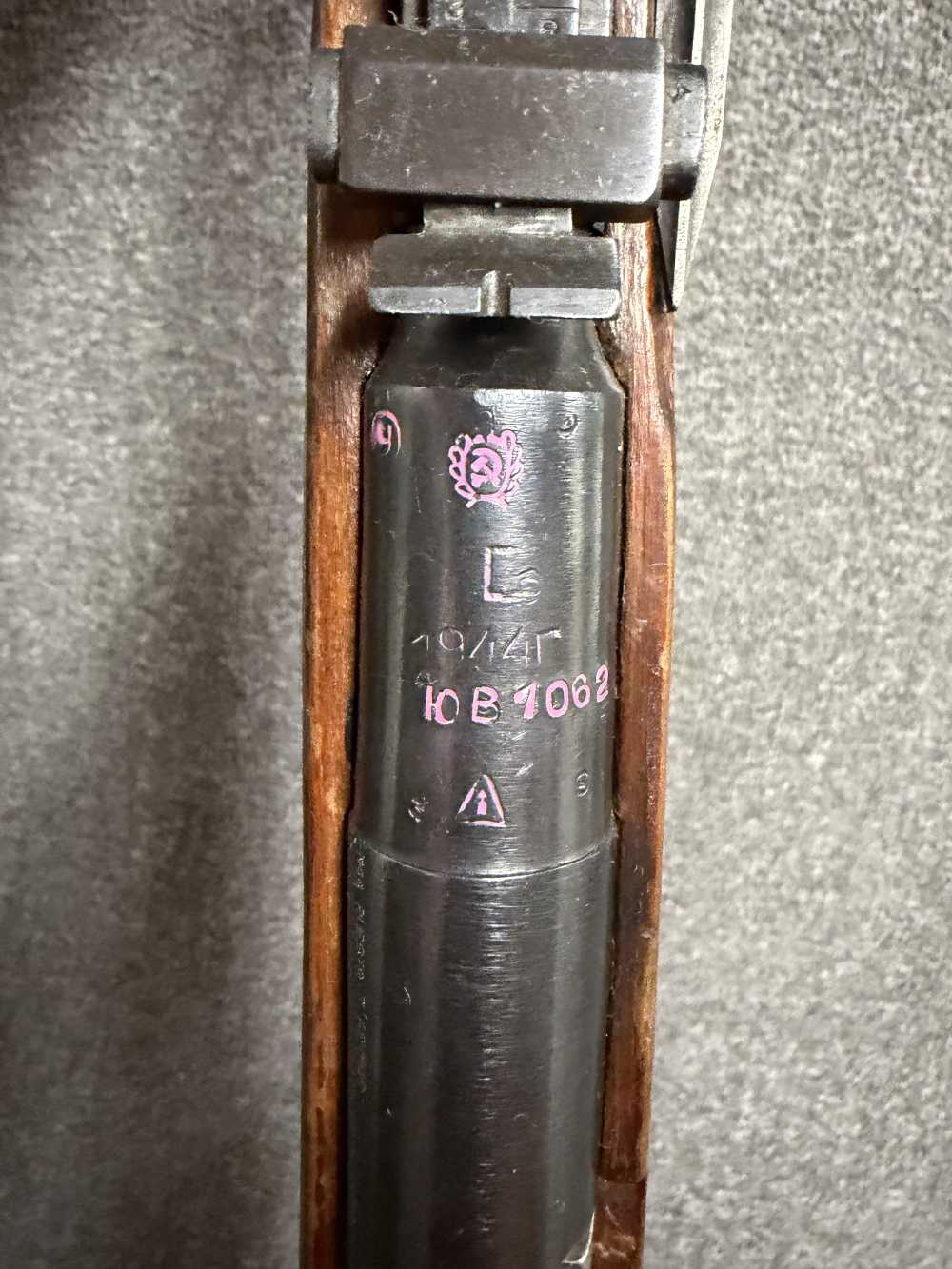 1944 Izhevsk Mosin-Nagant M44 Carbine 7.62x54R w/ Folding Bayonet-img-1