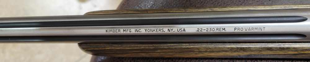 Kimber 84M Pro Varmint 22-250 Rifle Fluted Barrel-img-1