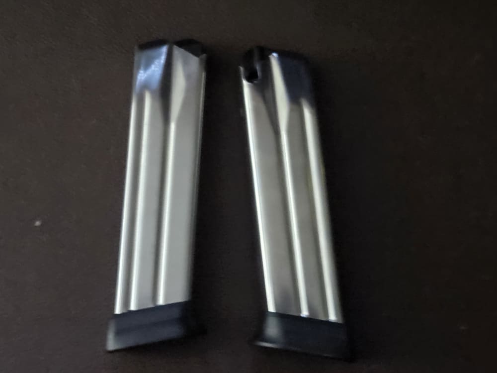 Quantity 2 Springfield Armory 20 Round Pistol Magazine For XDM Elite 9MM-img-0