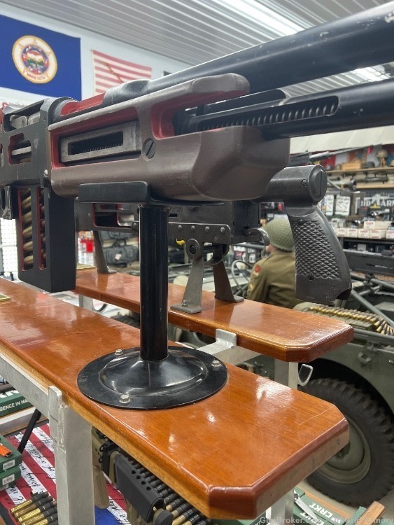 WW2 1918 A1 BROWNING BAR TRAINING DISPLAY!  ORIGINAL!  8 FEET LONG!-img-3