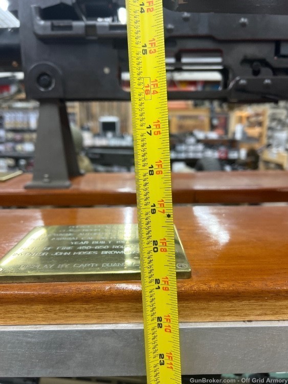 WW2 1918 A1 BROWNING BAR TRAINING DISPLAY!  ORIGINAL!  8 FEET LONG!-img-15