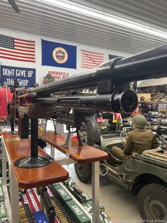 WW2 1918 A1 BROWNING BAR TRAINING DISPLAY!  ORIGINAL!  8 FEET LONG!-img-2