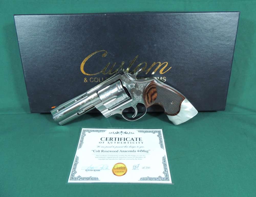 Colt Rosewwod Anaconda 44 Magnum Custom Collection Revolver 187 of 250-img-0