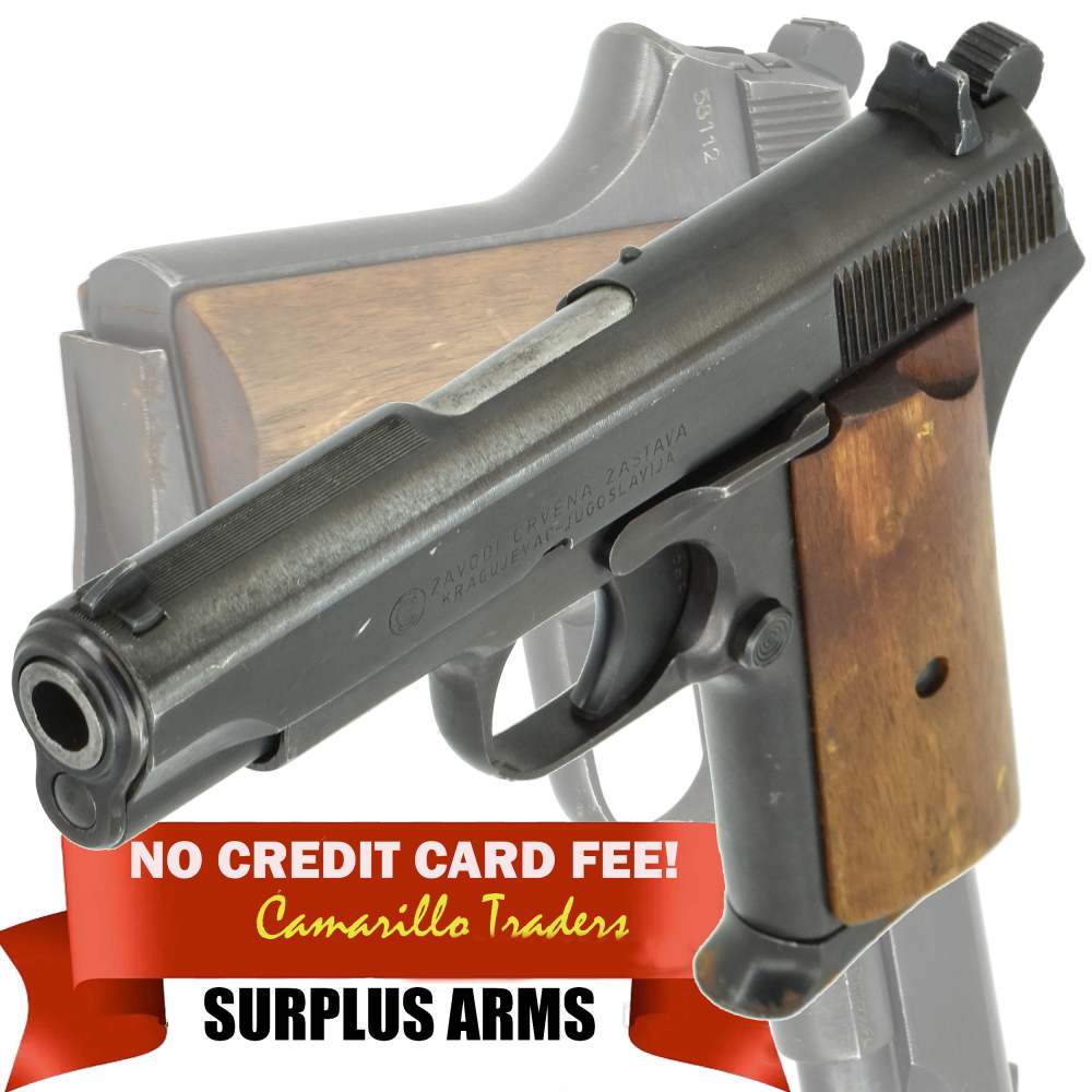 Zastava Yugoslavian M88 9mm Luger Blued Steel Service Pistol like M57 -img-0