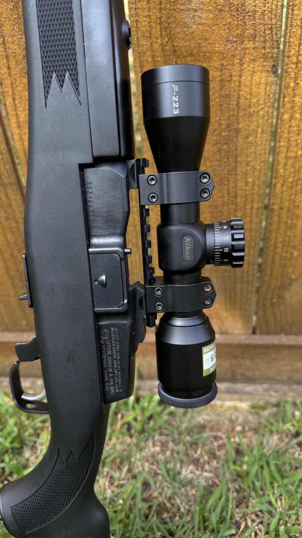 Ruger Mini-14 Tactical 5.56 16in Nikon P-223 Scope 4 Mags Penny No Reserve-img-4