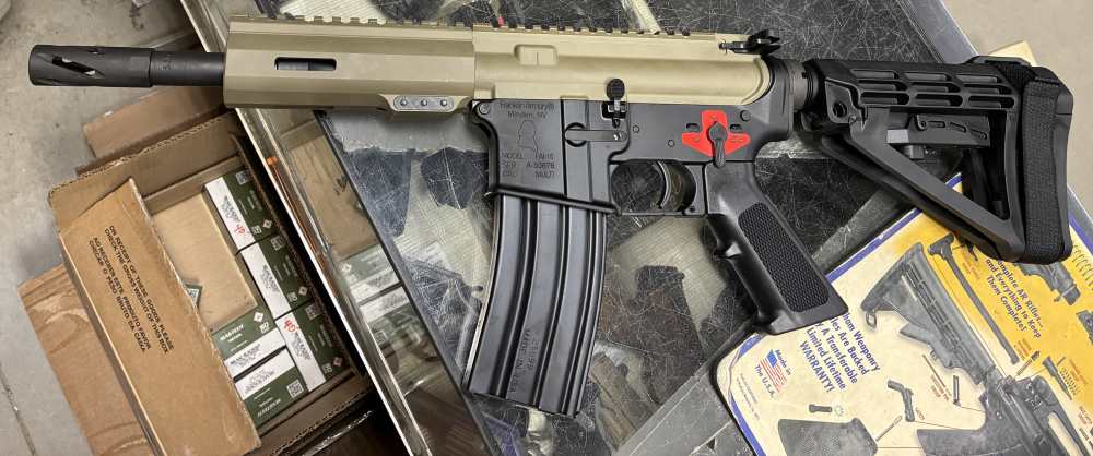 AR15 Pistol 5.56NATO Franklin Armory BFSIII Binary 7.5" Threaded New-img-0
