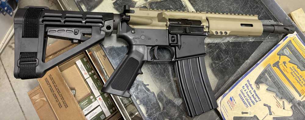AR15 Pistol 5.56NATO Franklin Armory BFSIII Binary 7.5" Threaded New-img-2