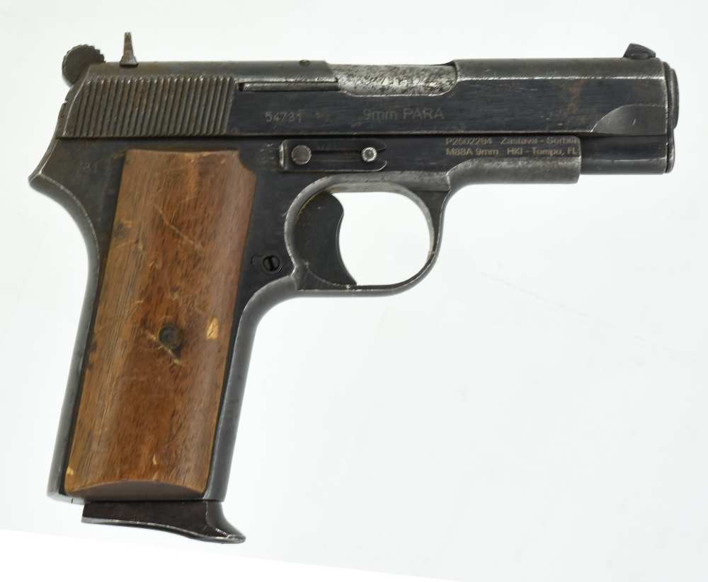 Zastava Yugoslavian M88 9mm Luger Blued Steel Service Pistol like M57 -img-3