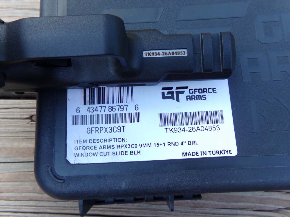 Gforce Arms Exodus RPX9 Frame COMNPLETE W/magazine case Glock 19 Gen4 clone-img-1