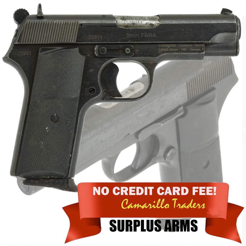 Zastava Yugoslavian M88 9mm Luger Blued Steel Service Pistol like M57 -img-0