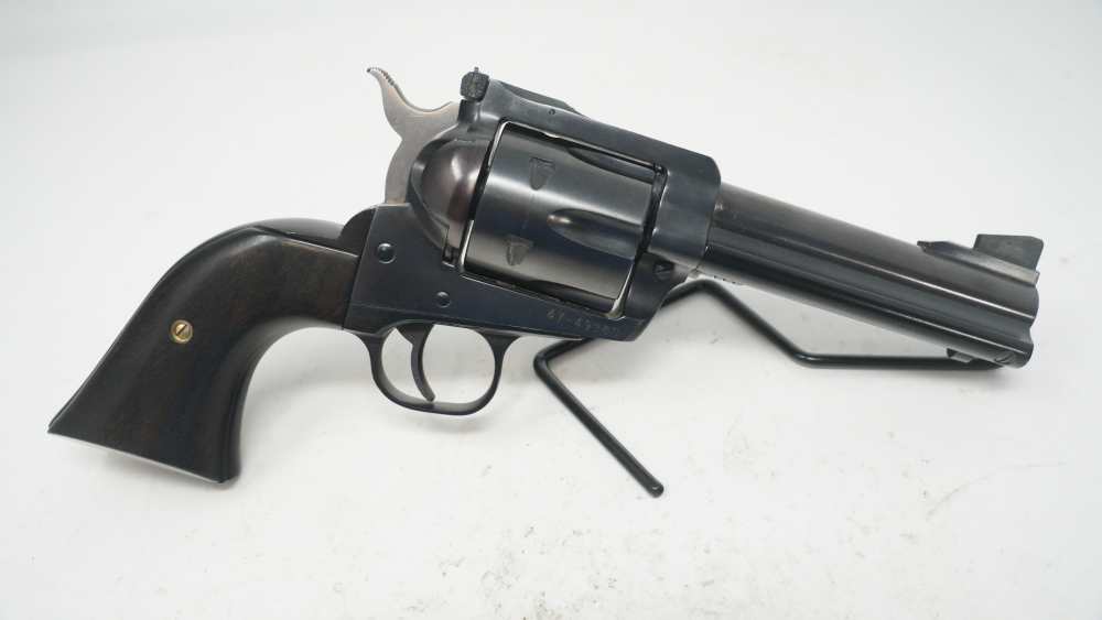 RUGER BLACKHAWK BLUED STEEL .45 COLT 4 5/8" HARDWOOD GRIP (22898)-img-1