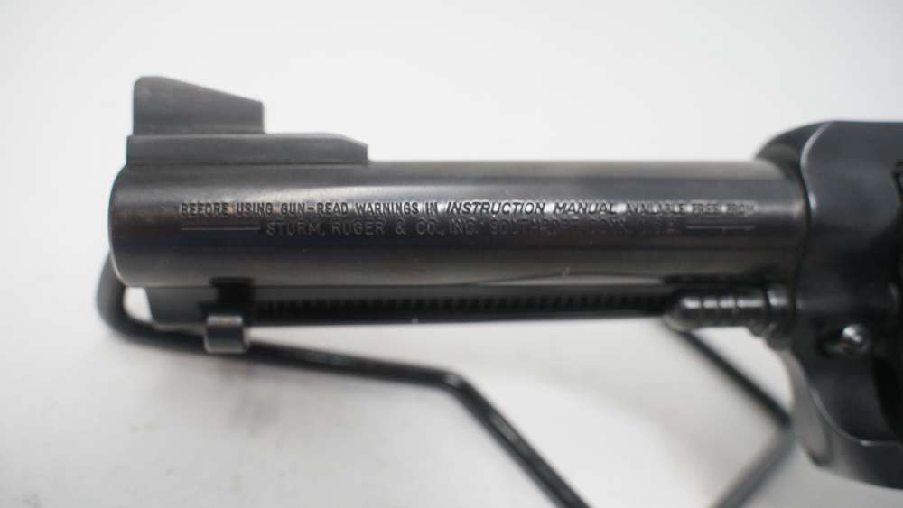 RUGER BLACKHAWK BLUED STEEL .45 COLT 4 5/8" HARDWOOD GRIP (22898)-img-11