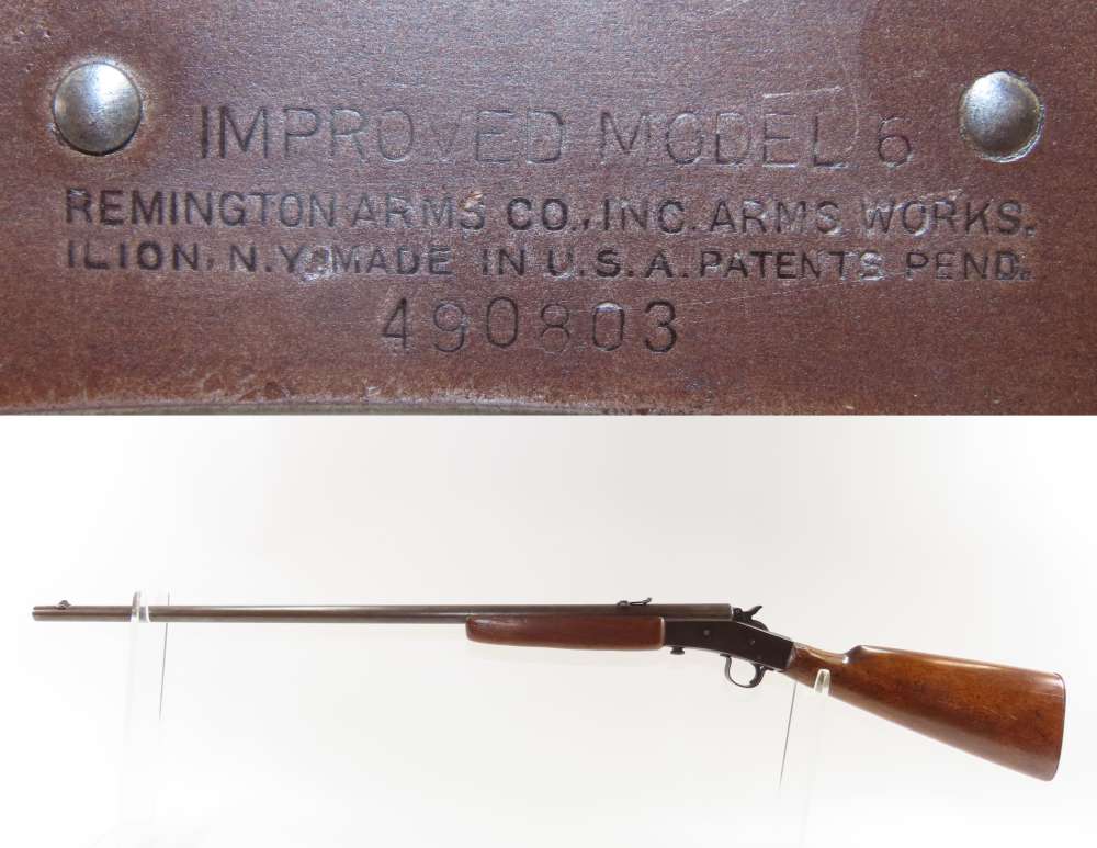 REMINGTON IMPROVED Model 6 Rolling Block .22 Single Shot TAKEDOWN Rifle C&R-img-0