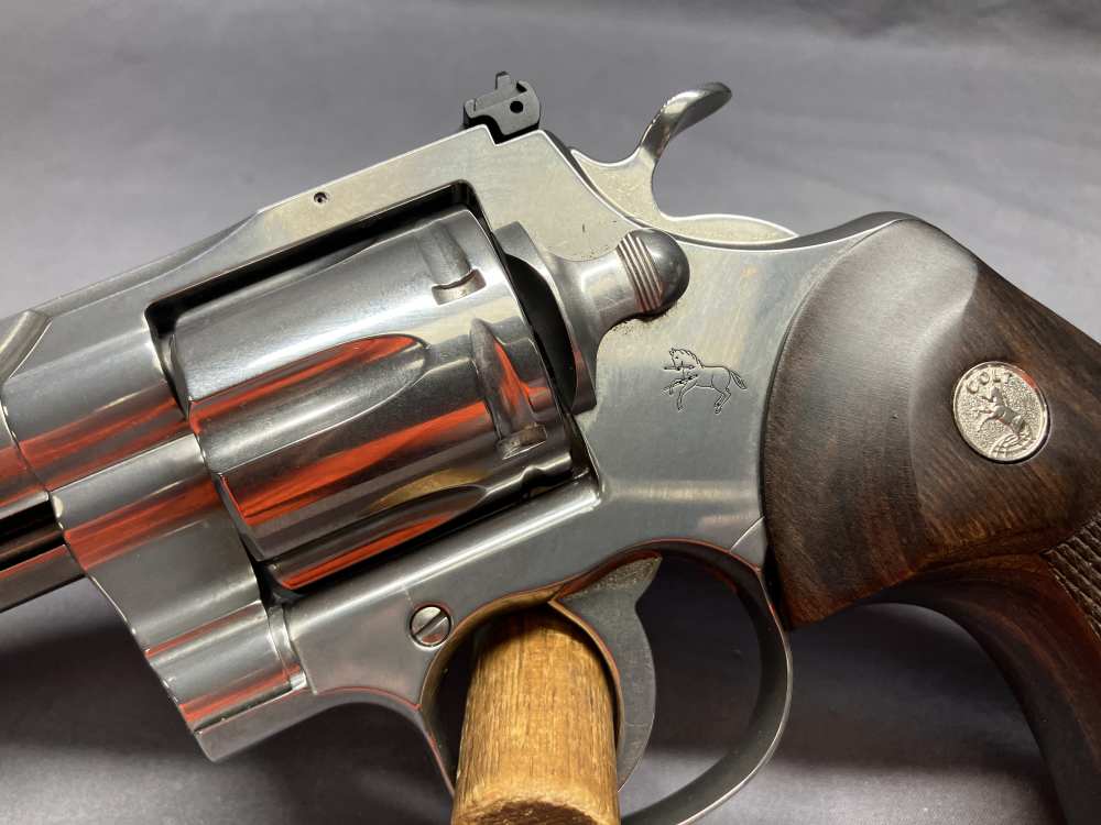 Stainless Colt Python - .357 Magnum - 6" Barrel w/ Factory Box-img-6