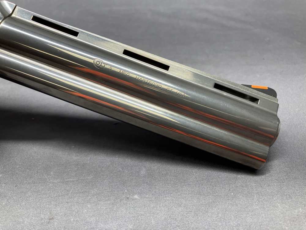 Stainless Colt Python - .357 Magnum - 6" Barrel w/ Factory Box-img-18