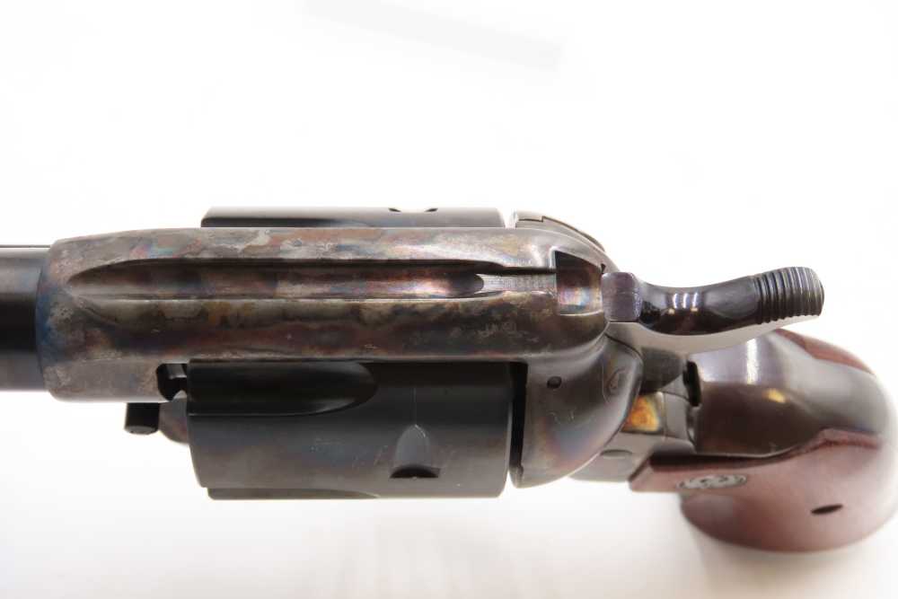 1996 mfr. Ruger Vaquero Single Action Revolver Case-Colored Frame Cowboy-img-8