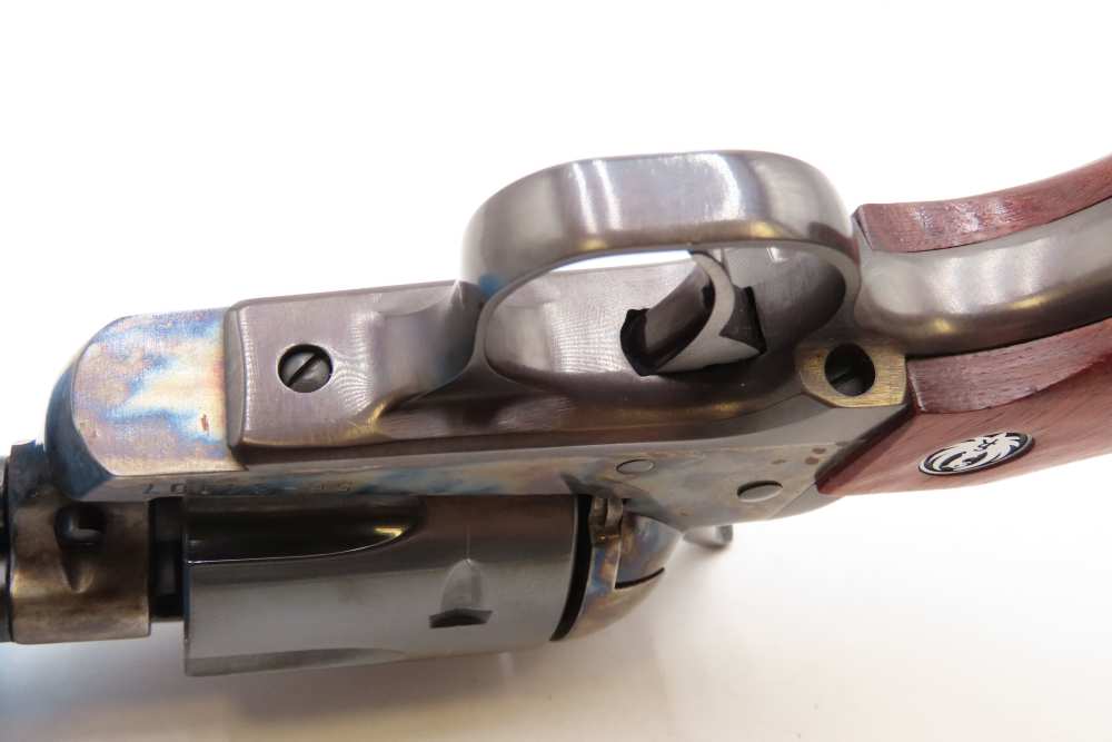 1996 mfr. Ruger Vaquero Single Action Revolver Case-Colored Frame Cowboy-img-12