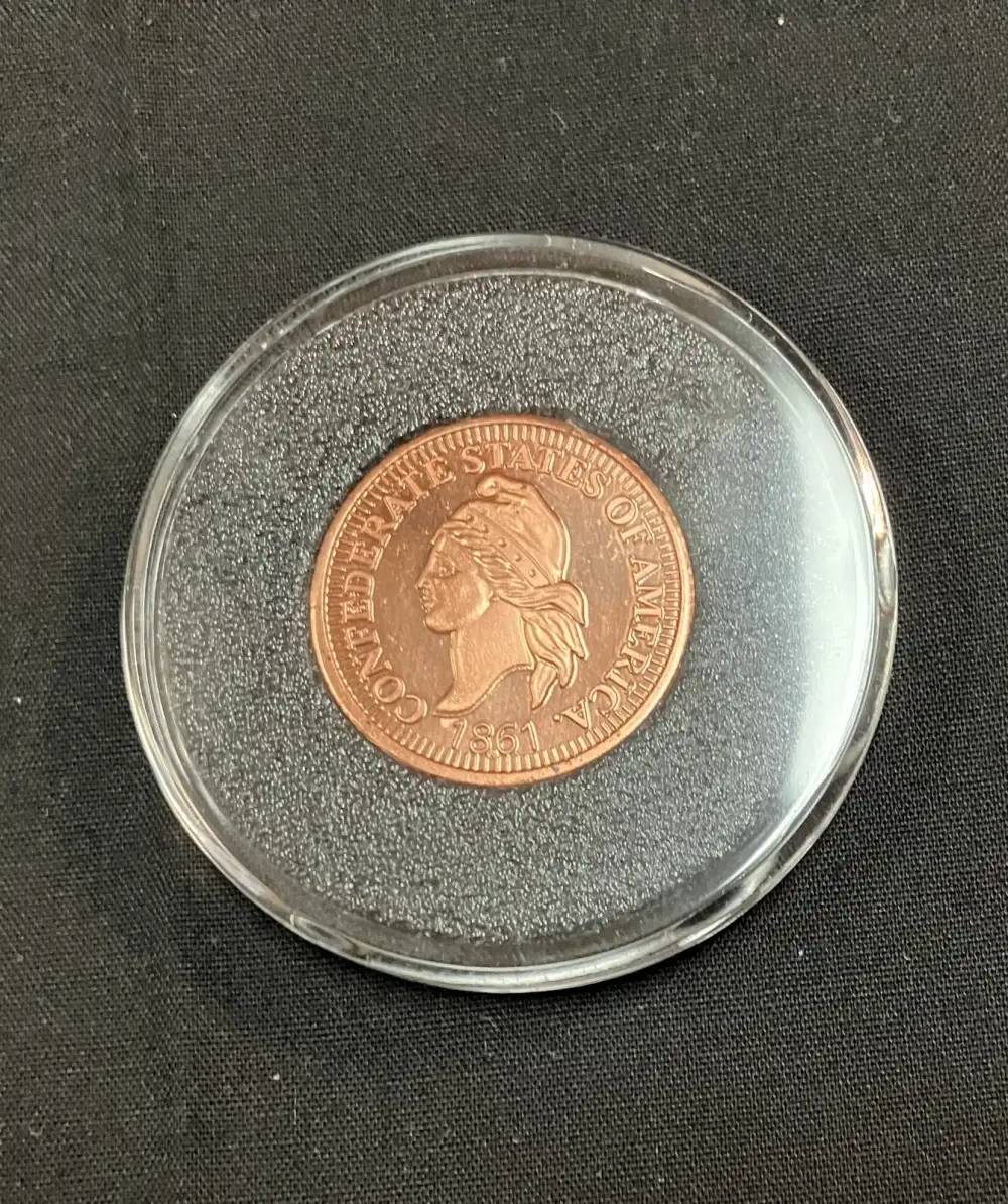 Confederate Coin Restrikes 1 cent coins-img-4