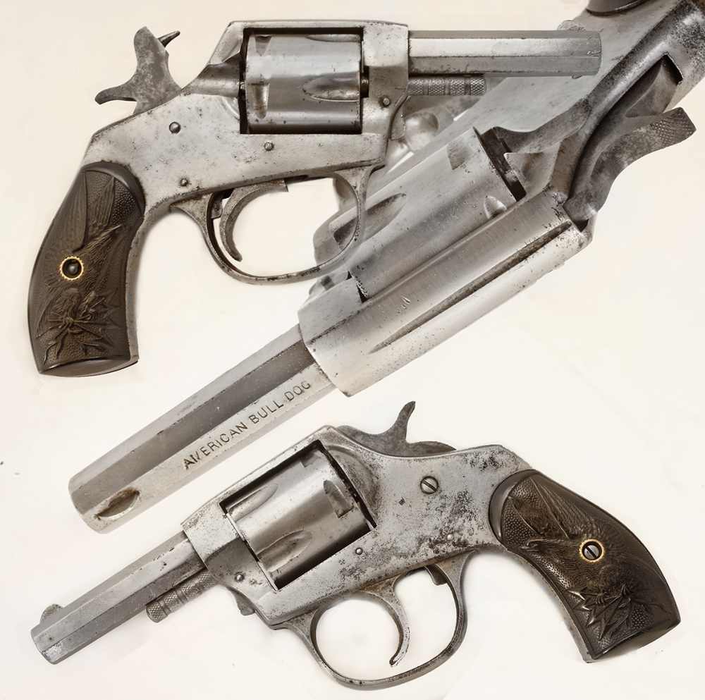 ANTIQUE AMERICAN BULLDOG IVER JOHNSON 32 COLT SHORT D.A. 5 ROUND REVOLVER-img-0