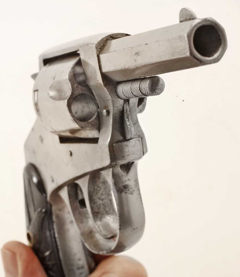 ANTIQUE AMERICAN BULLDOG IVER JOHNSON 32 COLT SHORT D.A. 5 ROUND REVOLVER-img-2