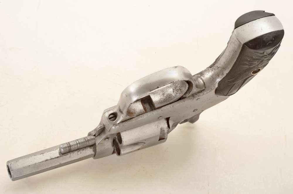 ANTIQUE AMERICAN BULLDOG IVER JOHNSON 32 COLT SHORT D.A. 5 ROUND REVOLVER-img-3