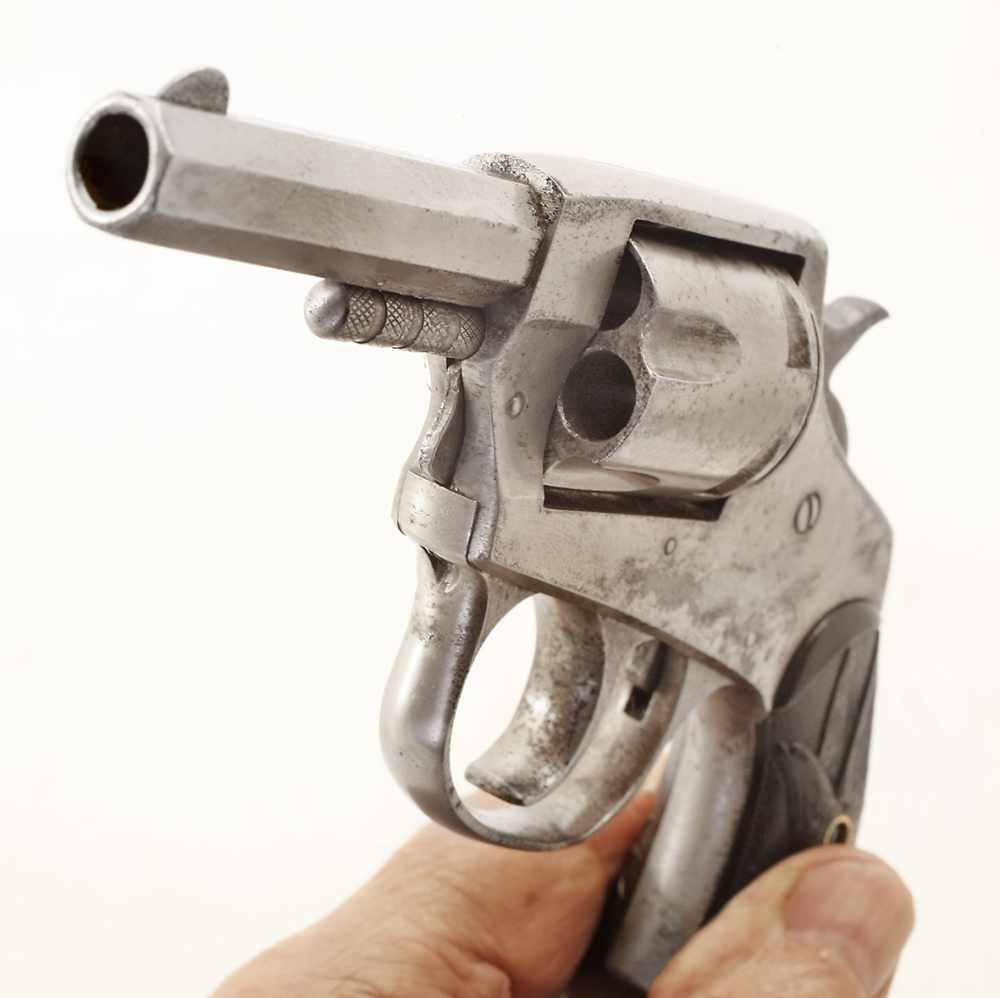 ANTIQUE AMERICAN BULLDOG IVER JOHNSON 32 COLT SHORT D.A. 5 ROUND REVOLVER-img-4