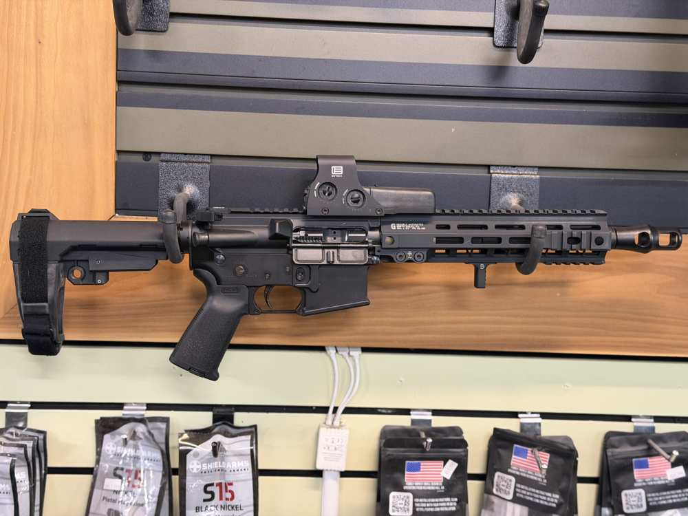 Custom U.S. Autoweapons AR Pistol — .50 Beowulf — 10" Barrel — Cond. 8.5/10-img-0