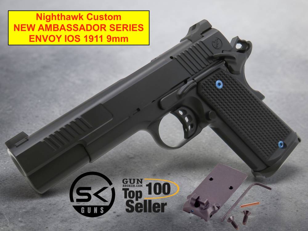 Nighthawk Custom New Ambassador Series with the ENVOY IOS 1911 in 9mm-img-1