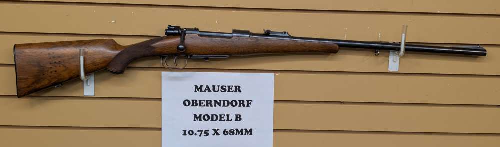 Mauser Oberndorf Model B Classic Big Game rifle 10.75x68mm VG COND-img-0