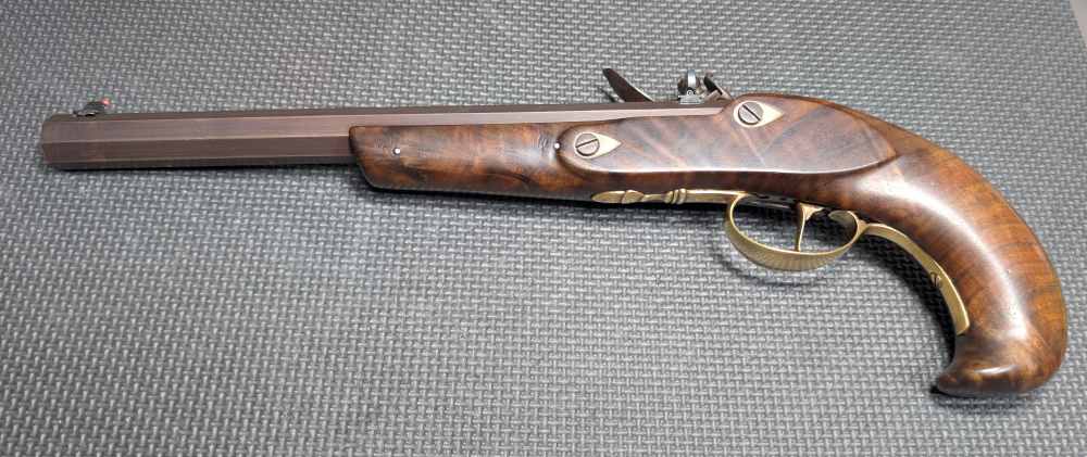 Custom LePage style flintlock target pistol 44 cal Muzzle loader-img-1