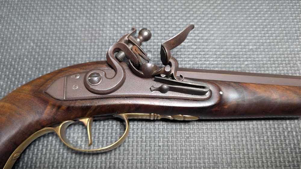Custom LePage style flintlock target pistol 44 cal Muzzle loader-img-3