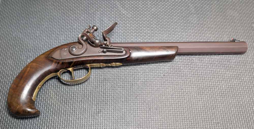 Custom LePage style flintlock target pistol 44 cal Muzzle loader-img-0