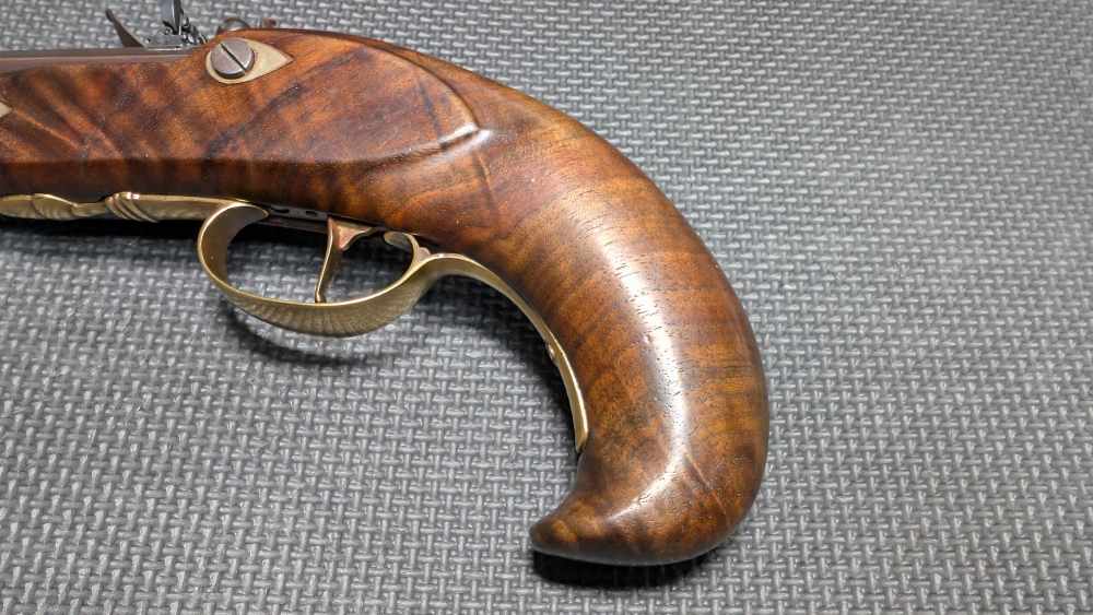 Custom LePage style flintlock target pistol 44 cal Muzzle loader-img-5