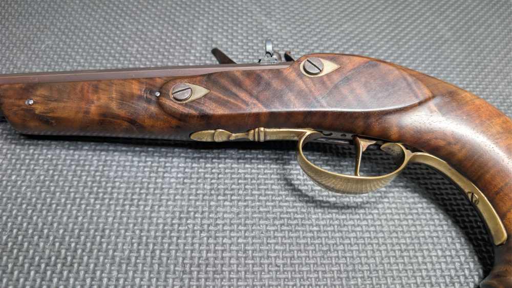 Custom LePage style flintlock target pistol 44 cal Muzzle loader-img-6