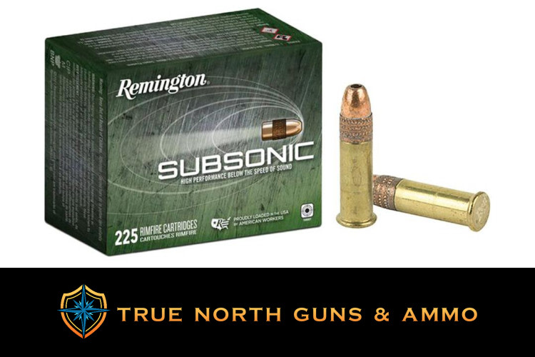 Remington Subsonic Rimfire Ammunition .22 LR 40 gr. HP 1050 fps 225/ct-img-0