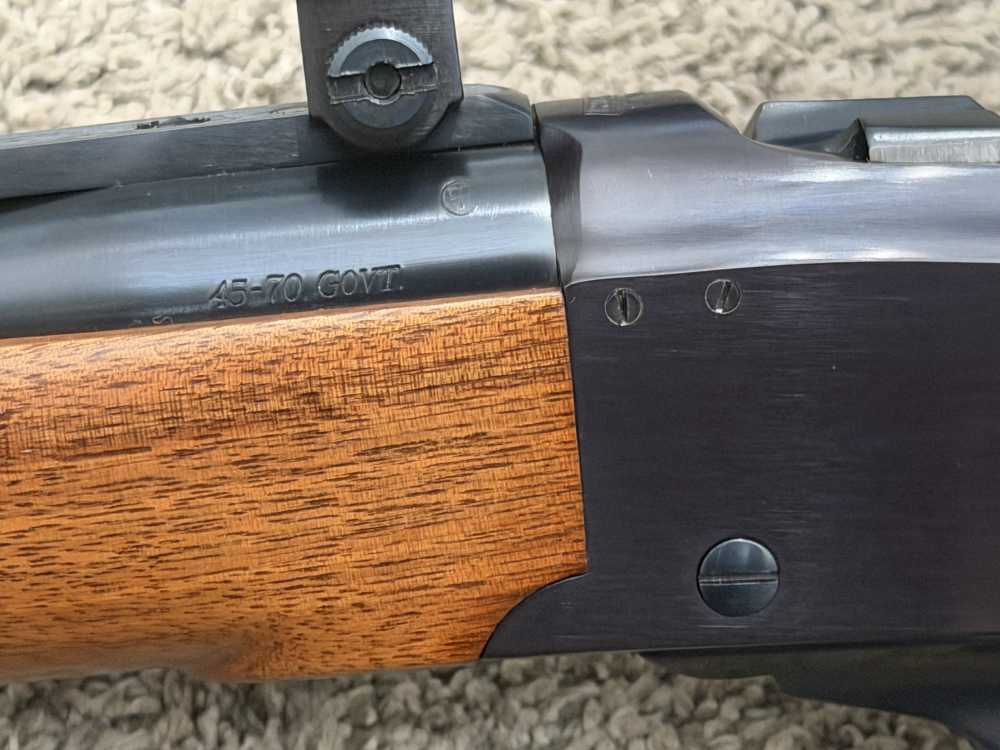 Ruger No 1 A Sporter 45-70 Govt rare red pad 1986-img-7