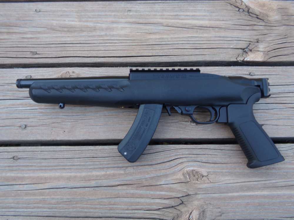 Ruger 22 Charger with 1913 picatinny brace rail NEW Threaded 1/2X28-img-9